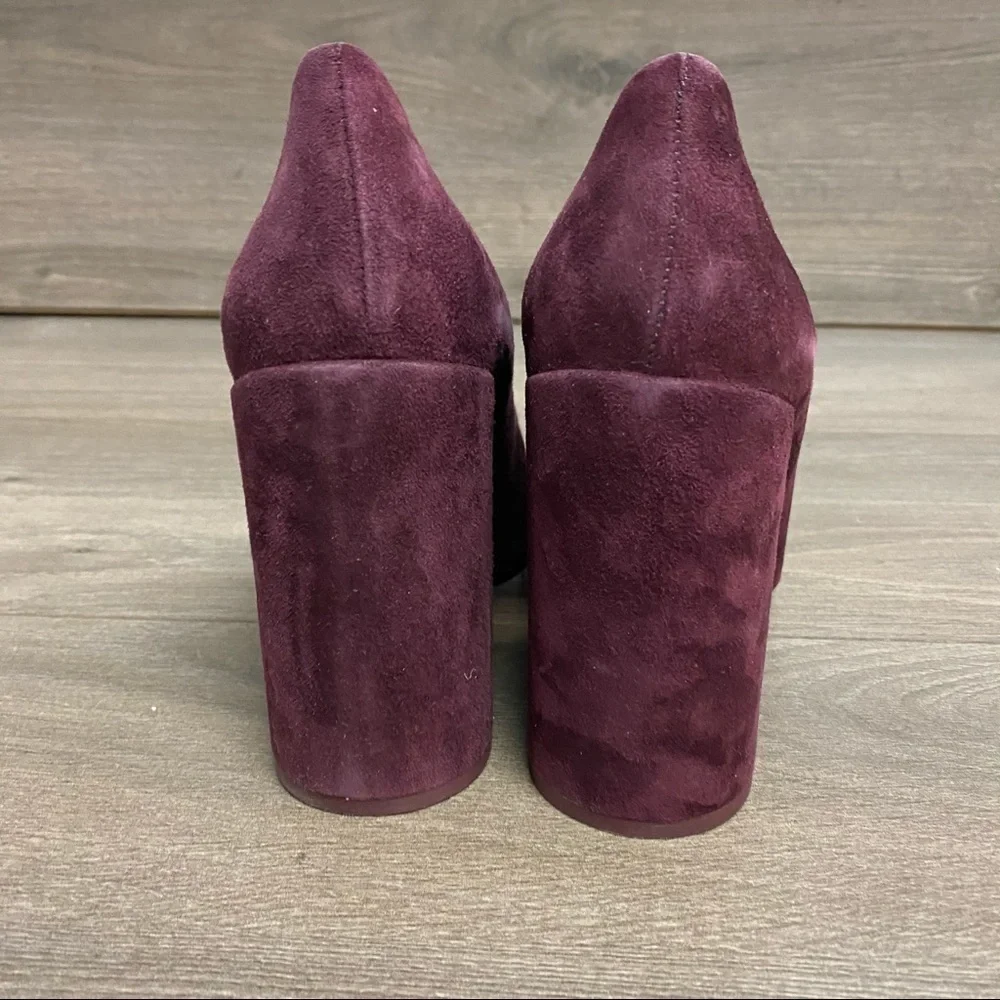 Tory Burch | Lucia Suede Chunky Heel Pumps Fig 7
